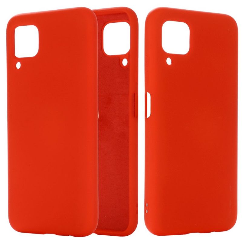 Case Kuoret Huawei P40 Lite Punainen Musta Puhelinkuoret Silikonineste