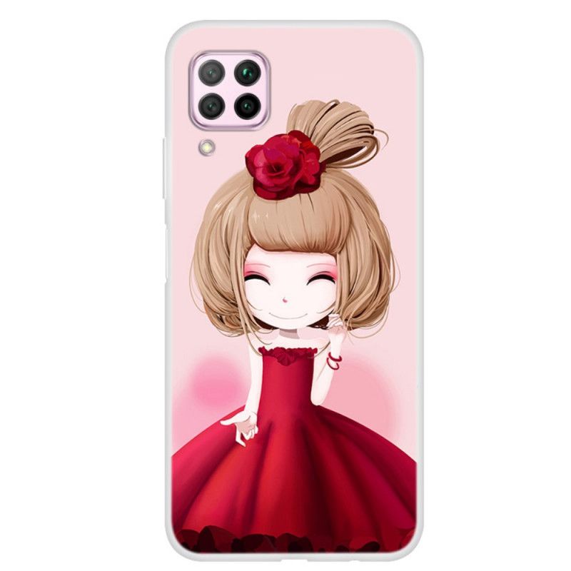 Kuori Huawei P40 Lite Manga-Nainen