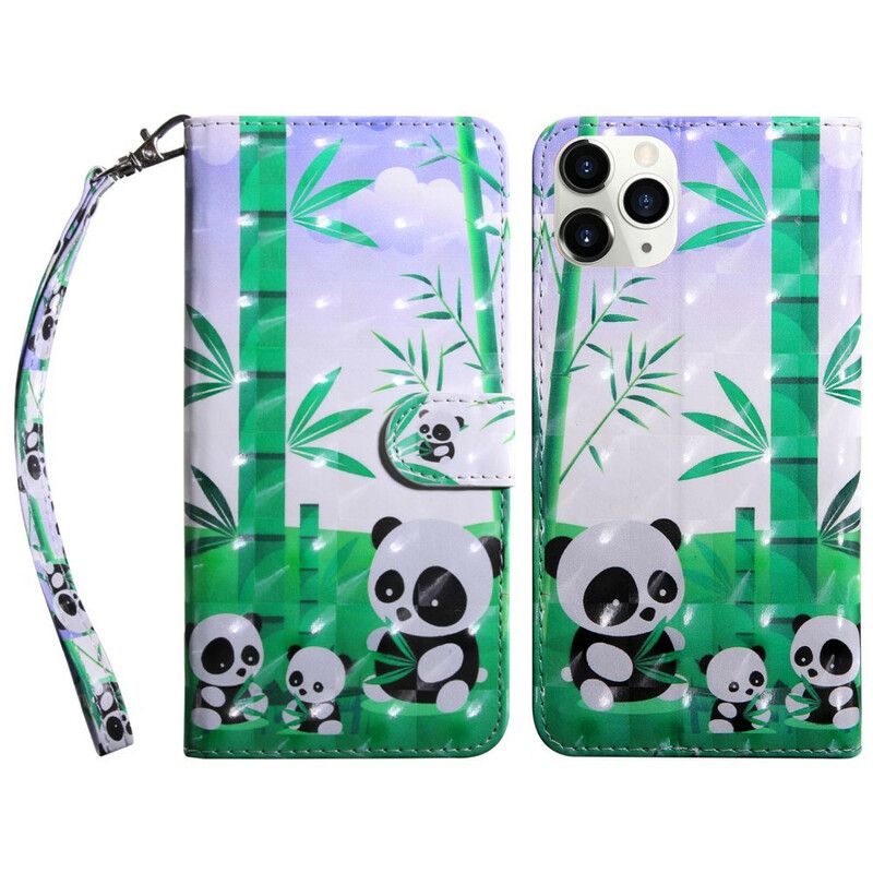 Flip Kotelot iPhone 13 Pro Light Spot Pandas