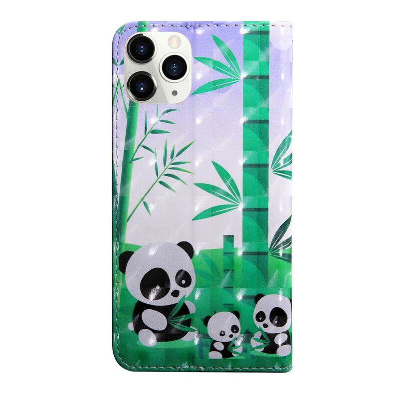 Flip Kotelot iPhone 13 Pro Light Spot Pandas