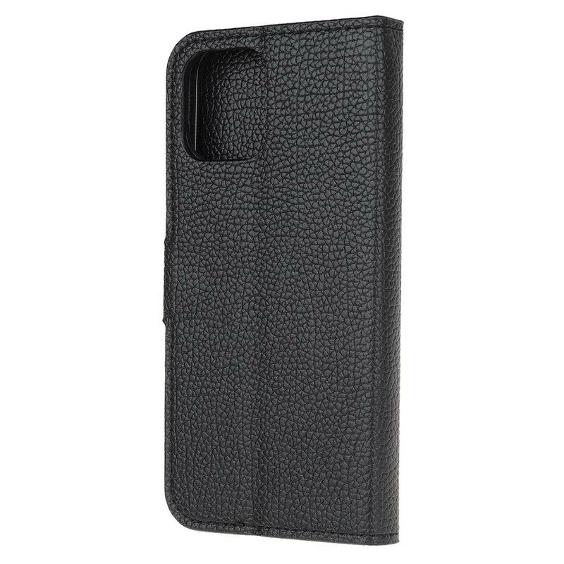 Flip Kotelot iPhone 13 Pro Litchi Grain Leather Effect Suojakuori