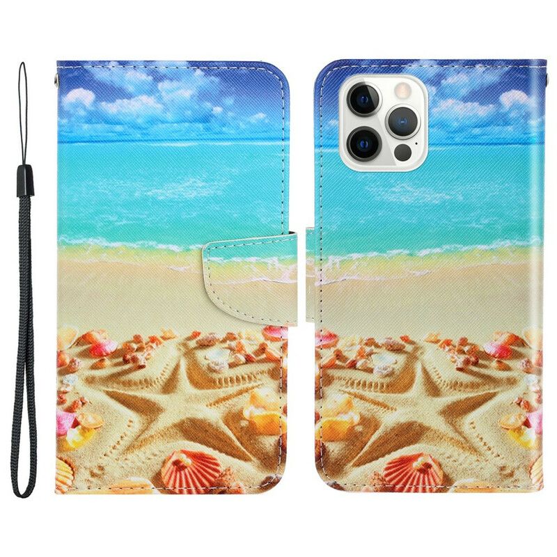 Flip Kotelot iPhone 13 Pro Strappy Beach