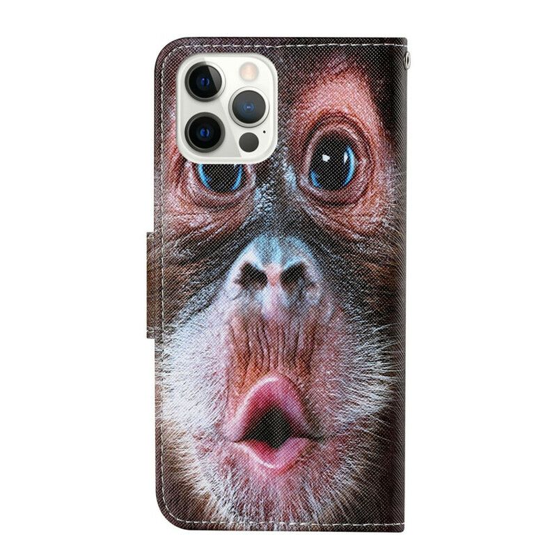 Flip Kotelot iPhone 13 Pro Thong Monkey