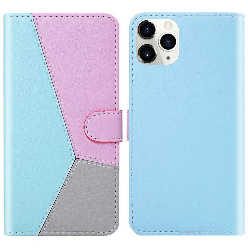 Flip Kotelot iPhone 13 Pro Tricolor Leather Effect