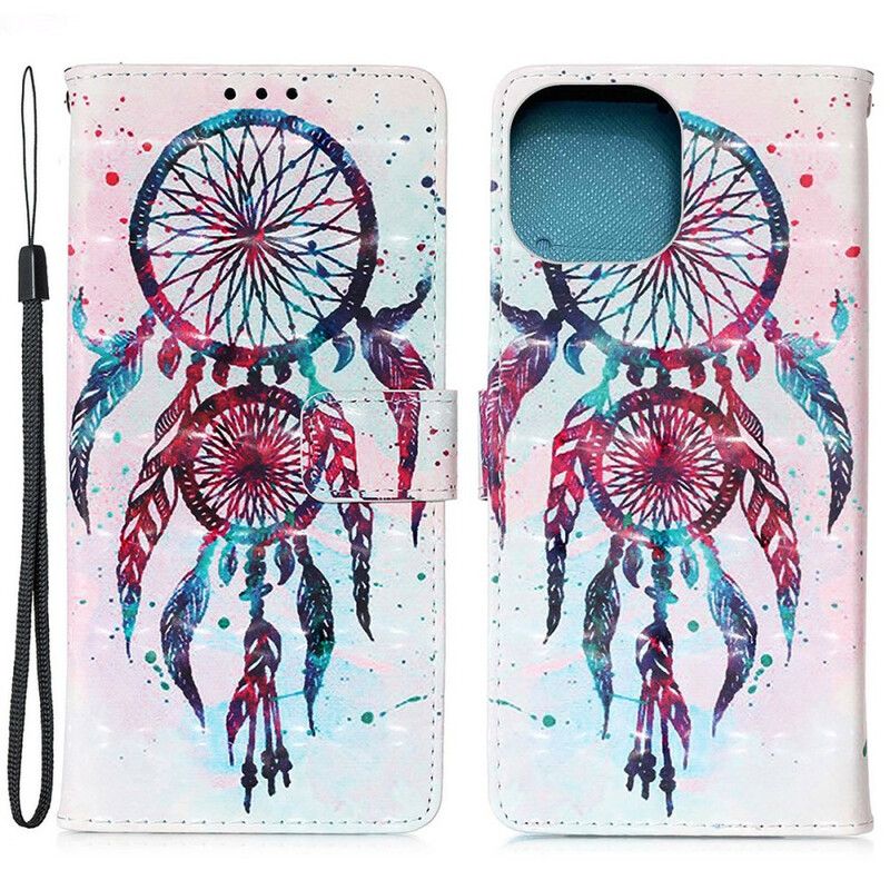 Flip Kotelot iPhone 13 Pro Watercolour Dream Catcher