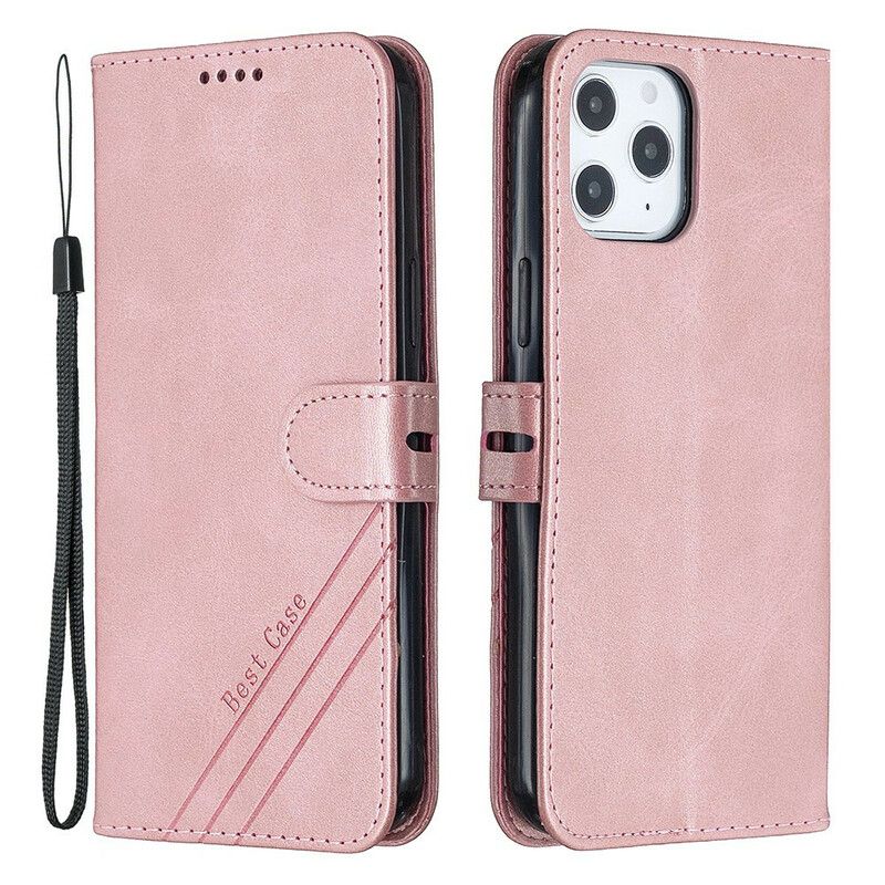 Kotelot iPhone 13 Pro Faux Leather Best Case