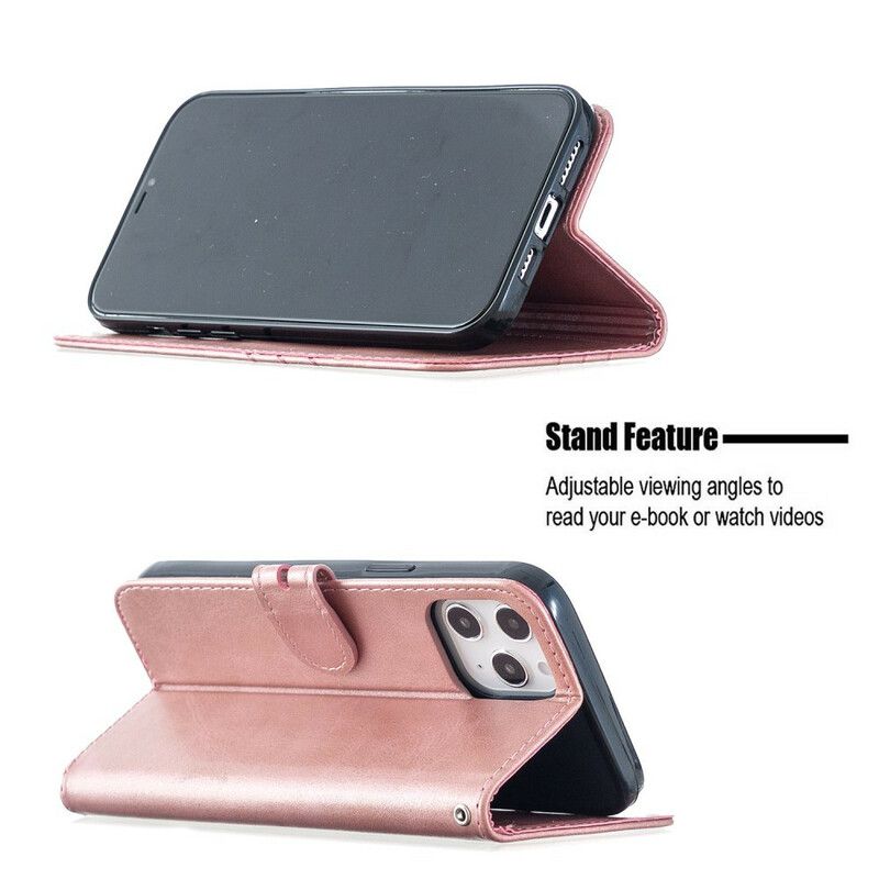 Kotelot iPhone 13 Pro Faux Leather Best Case