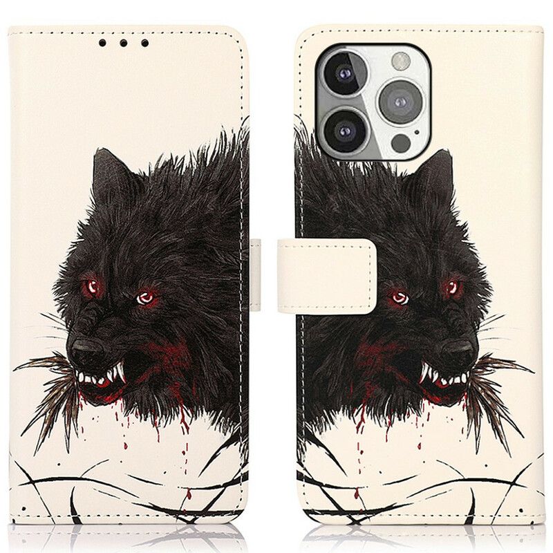 Kotelot iPhone 13 Pro Hungry Wolf