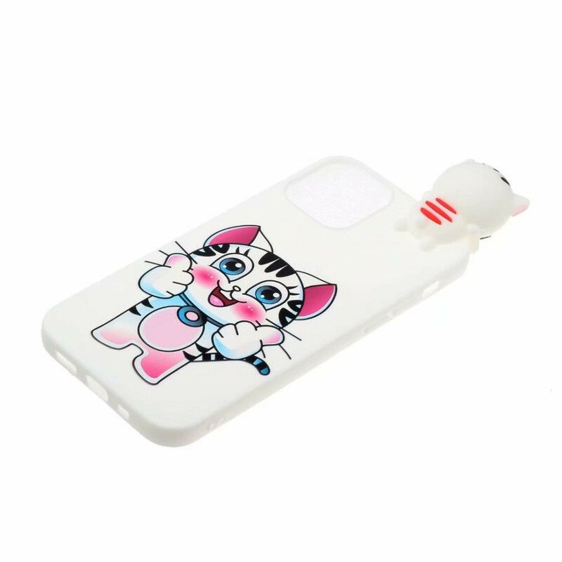 Kuori Case iPhone 13 Pro Puhelinkuoret Cat Fun 3d