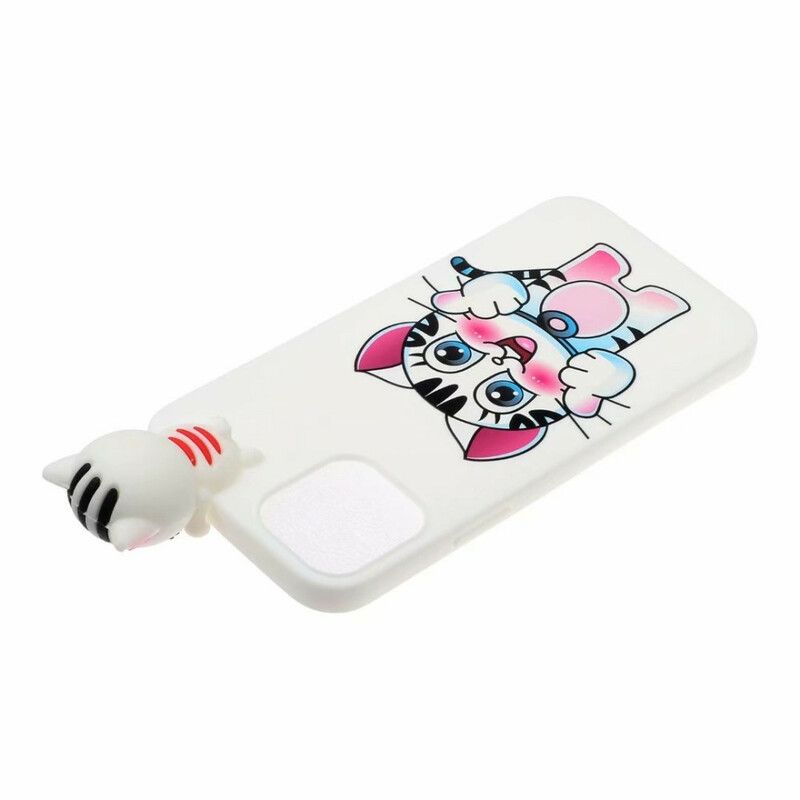 Kuori Case iPhone 13 Pro Puhelinkuoret Cat Fun 3d