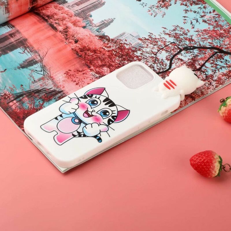 Kuori Case iPhone 13 Pro Puhelinkuoret Cat Fun 3d