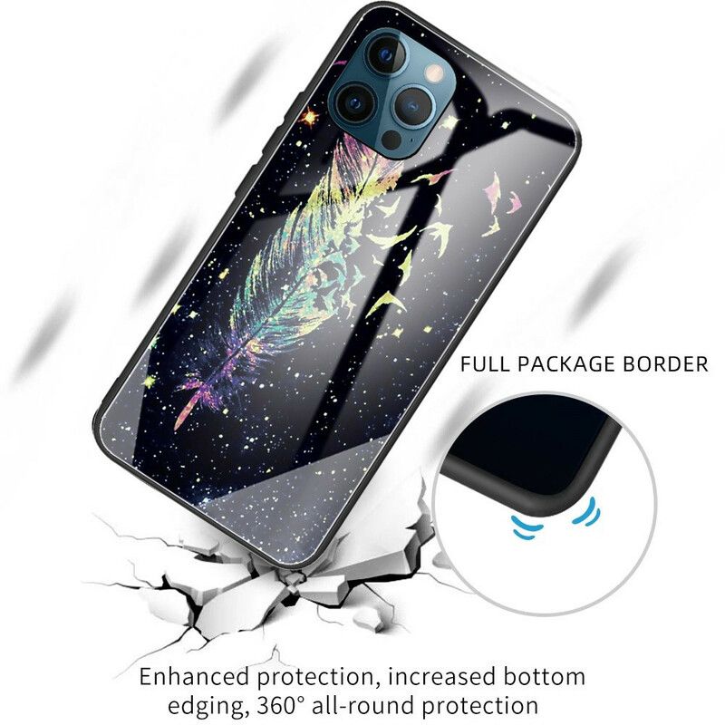 Kuori iPhone 13 Pro Feather Tempered Glass