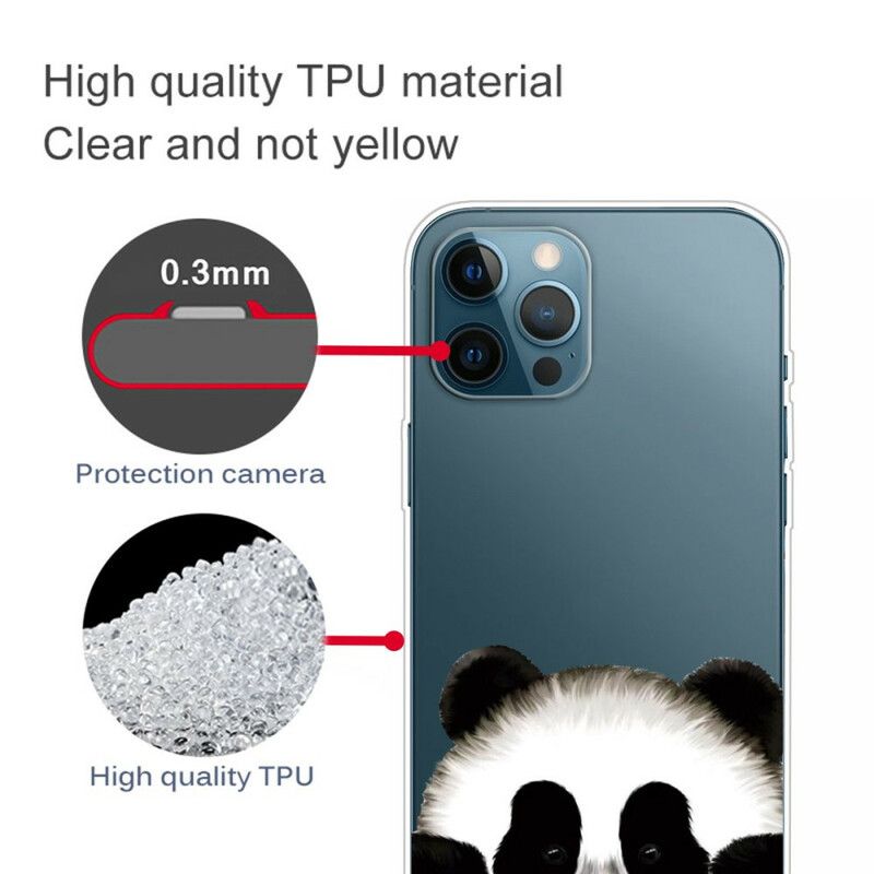 Kuori iPhone 13 Pro Läpinäkyvä Panda Suojakuori