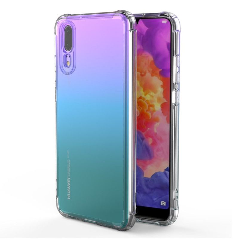 Case Kuoret Huawei P20 Läpinäkyvä Puhelinkuoret Läpinäkyvät Suojatyynyt