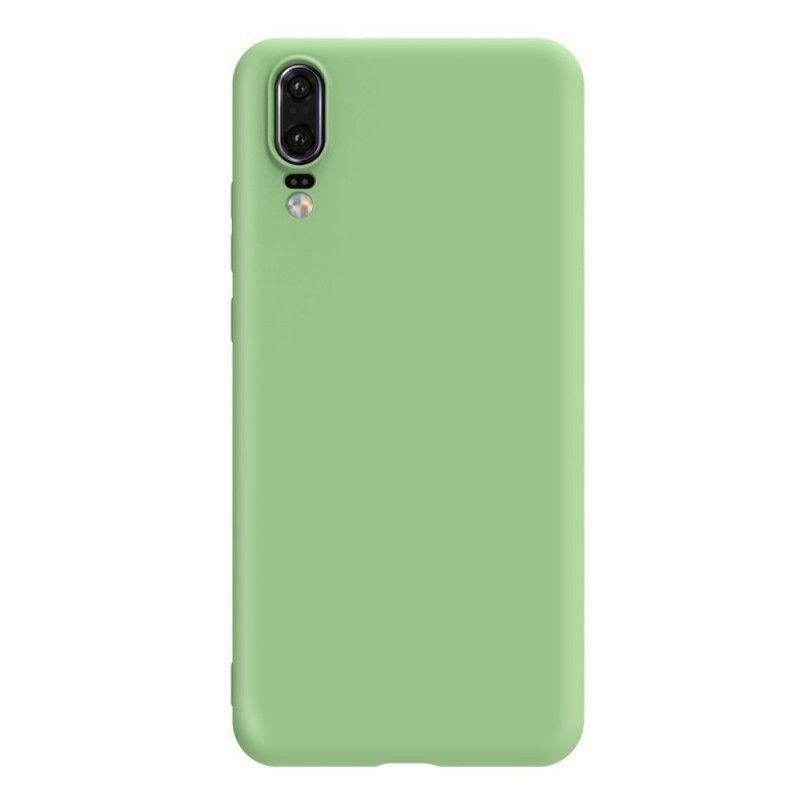 Case Kuoret Huawei P20 Punainen Musta Puhelinkuoret X-Tason Joustava Silikoni