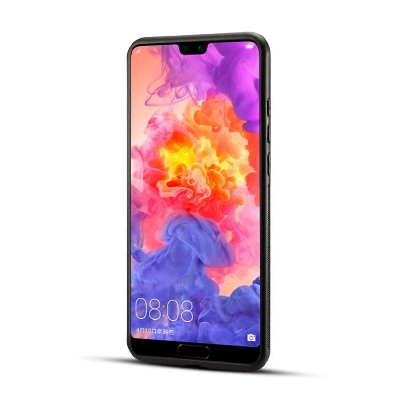 Case Kuoret Huawei P20 Violetti Magenta Puhelinkuoret Keinonahkaa Vapauden Kukat