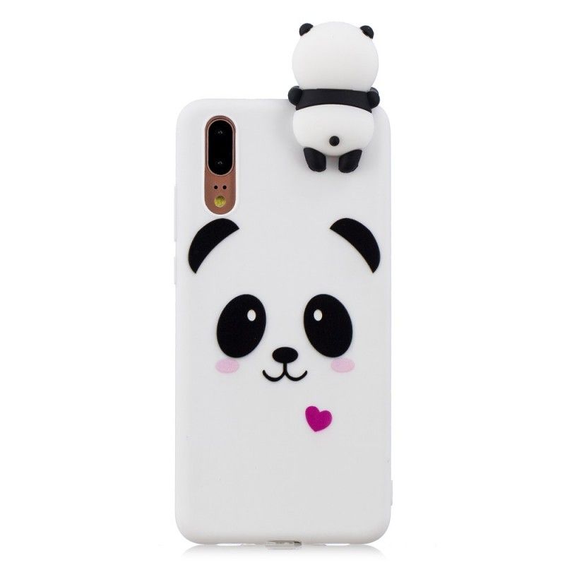 Kuori Huawei P20 Hauska 3D-Panda