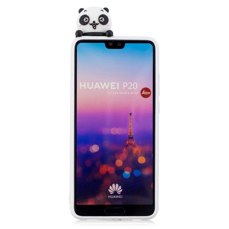 Kuori Huawei P20 Hauska 3D-Panda