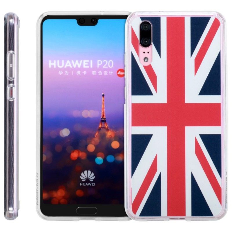 Kuori Huawei P20 Puhelinkuoret Momax Englannin Lippu