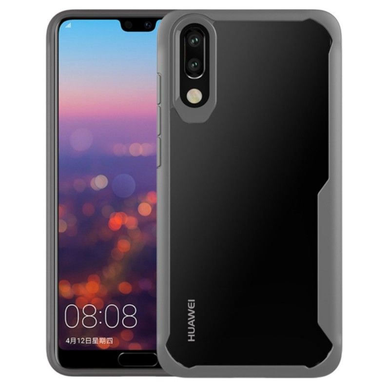 Kuori Huawei P20 Punainen Musta Premium-Hybridi