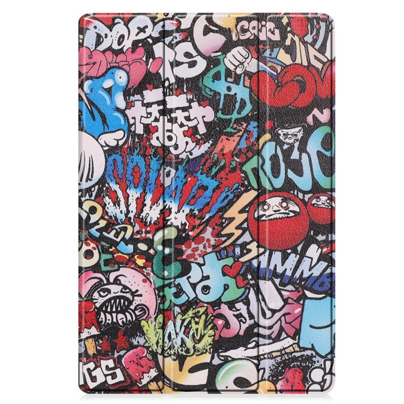 Älykäs Tapaus Samsung Galaxy Tab S7 Plus Vahvistettu Graffiti