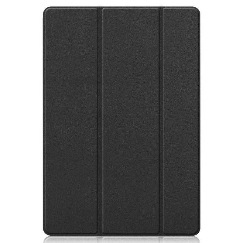 Smart Case Samsung Galaxy Tab S7 Plus Harmaa Musta Kolminkertainen Kynän Pidike