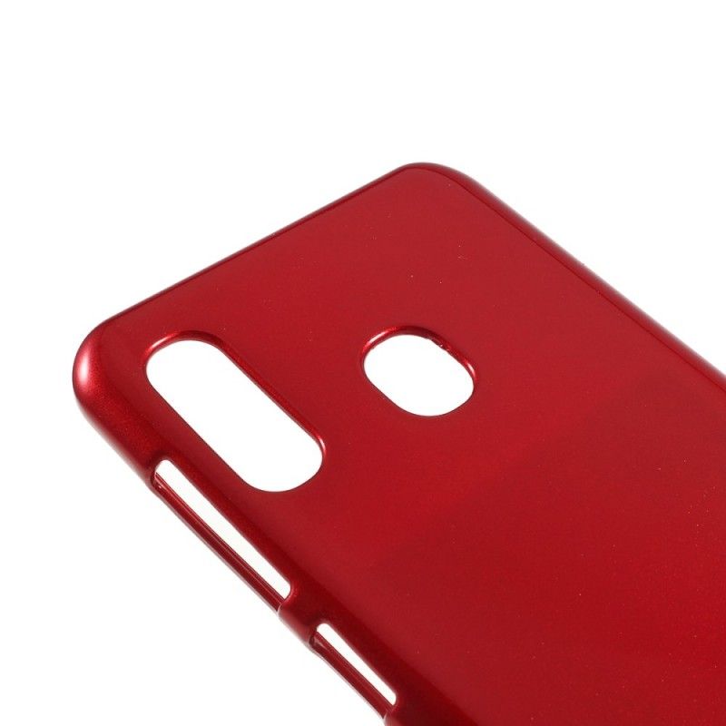 Case Kuoret Samsung Galaxy A30 Magenta Punainen Puhelinkuoret Räikeä Goospery Metal -Efekti