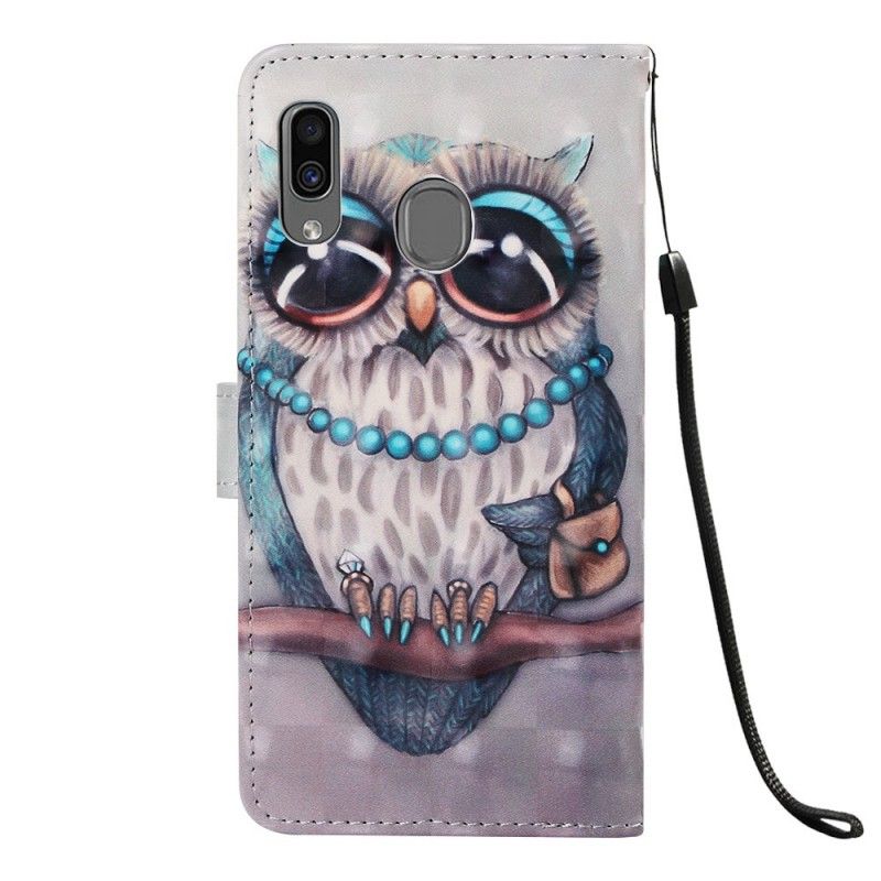 Flip Case Samsung Galaxy A30 Miss Pöllö Remmi