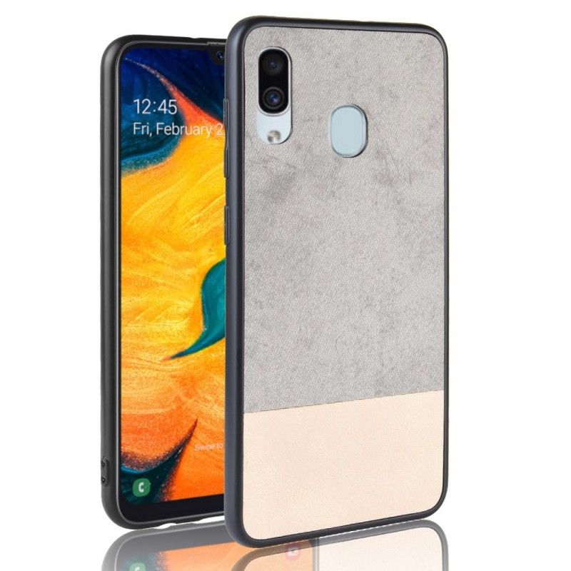 Kuori Samsung Galaxy A30 Kaksisävyinen Keinonahka