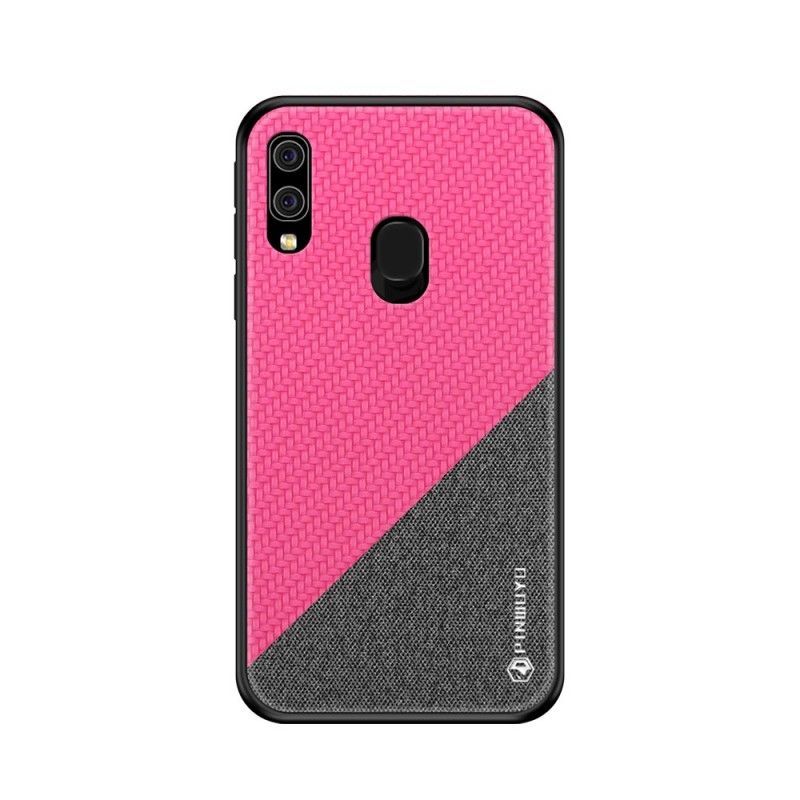 Kuori Samsung Galaxy A30 Magenta Musta Mofi Kunnia -Sarja