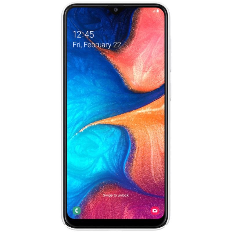 Kuori Samsung Galaxy A30 Valkoinen Musta Jäykkä Himmeä Nillkin