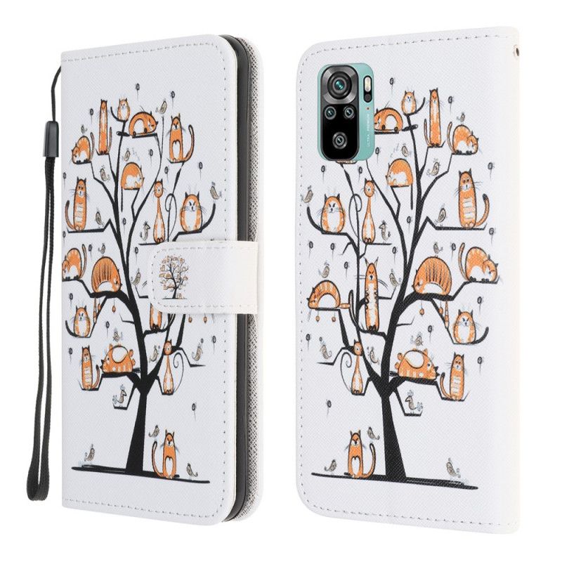 Flip Case Xiaomi Redmi Note 10 / Note 10S Funky Remmi Kissat