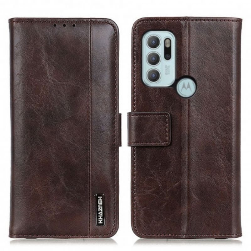 Flip Kotelot Moto G60s Khazneh Elegance Leather Style