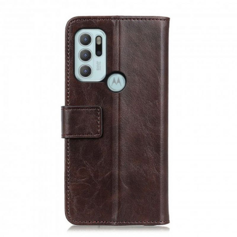 Flip Kotelot Moto G60s Khazneh Elegance Leather Style