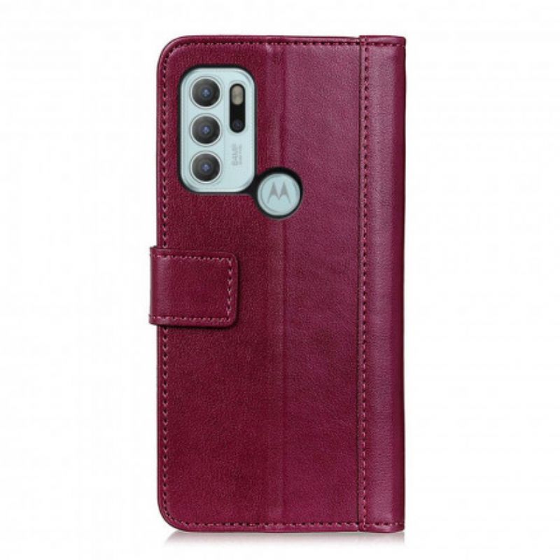 Flip Kotelot Moto G60s Style Leather Suojakuori