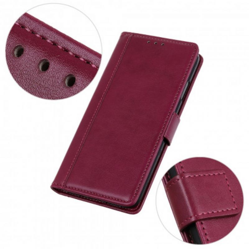 Flip Kotelot Moto G60s Style Leather Suojakuori