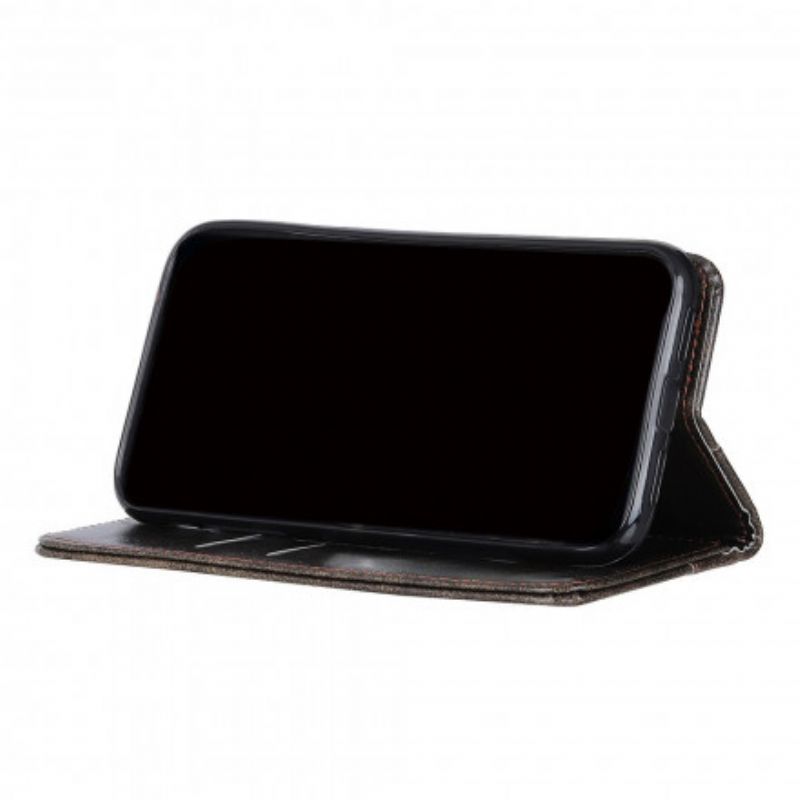 Flip Kotelot Moto G60s Style Nappan Leather