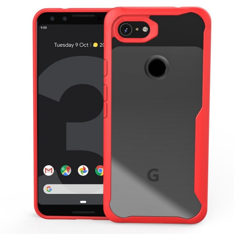 Kuori Google Pixel 3A Viistetty Reuna-Hybridi Suojakuori