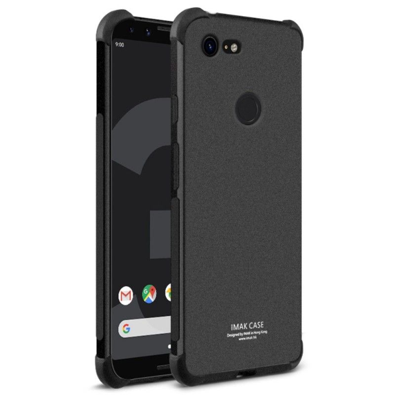 Kuori Google Pixel 3 Läpinäkyvä Harmaa Imak Iho Tuntuu