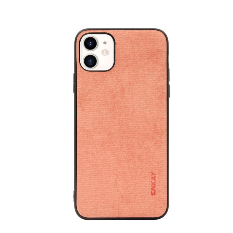 Case Kuoret iPhone 11 Harmaa Musta Puhelinkuoret Kova Kangasrakenne