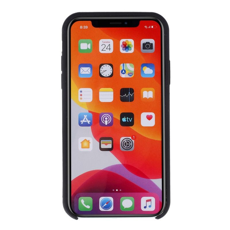 Case Kuoret iPhone 11 Punainen Musta Puhelinkuoret 2-In-1-Silikoni