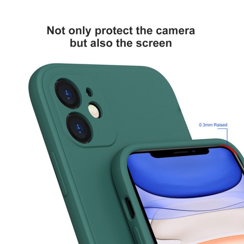 Case Kuoret iPhone 11 Valkoinen Musta Puhelinkuoret Enkay Nestemäinen Silikoni