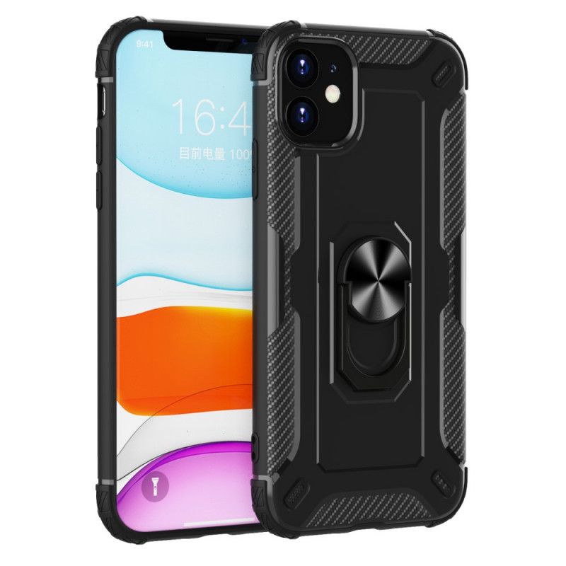 Case Kuoret iPhone 11 Vihreä Musta Puhelinkuoret Silikonirengaspidike