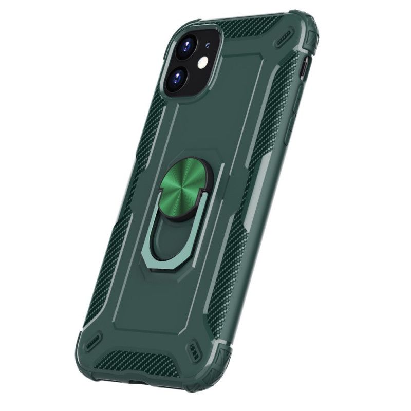 Case Kuoret iPhone 11 Vihreä Musta Puhelinkuoret Silikonirengaspidike