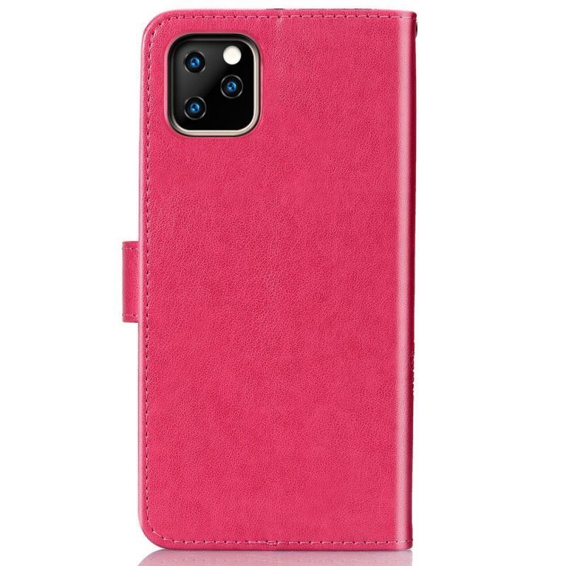 Flip Case iPhone 11 Harmaa Musta Neliapila