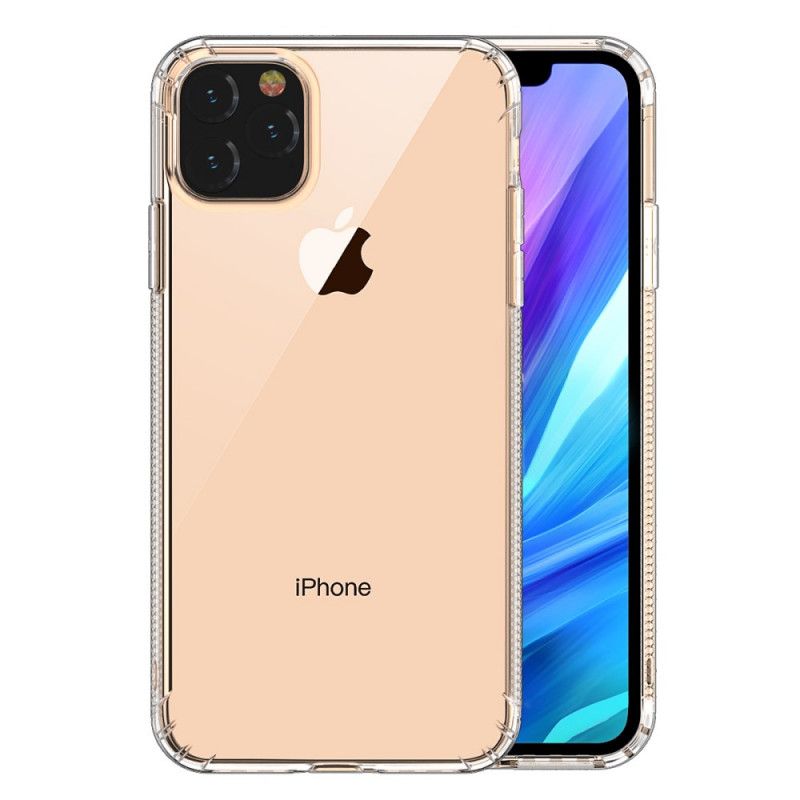 Kuori iPhone 11 Läpinäkyvä Musta Läpinäkyvät Suojatyynyt