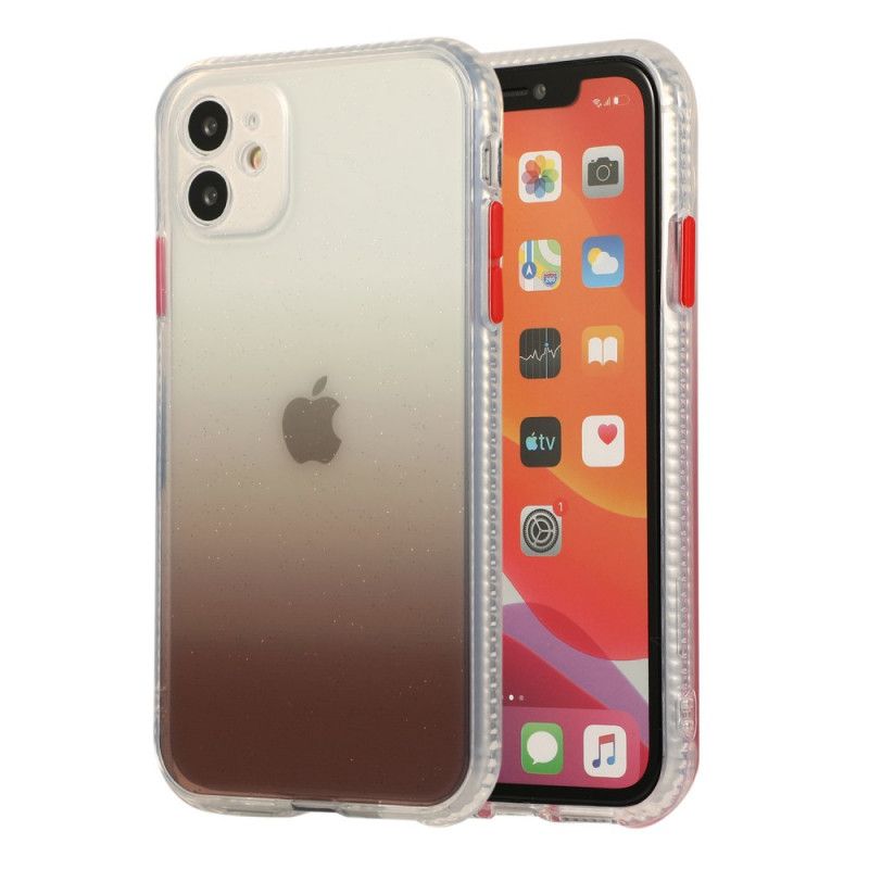 Kuori iPhone 11 Oranssi Magenta Kaltevuuden Väri