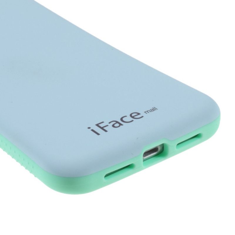 Kuori iPhone 11 Tummansininen Keltainen Iface Mall Macaron -Sarja Suojakuori