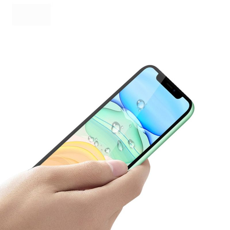 Mofi iPhone 11 Kulta Musta Karkaistu Lasi