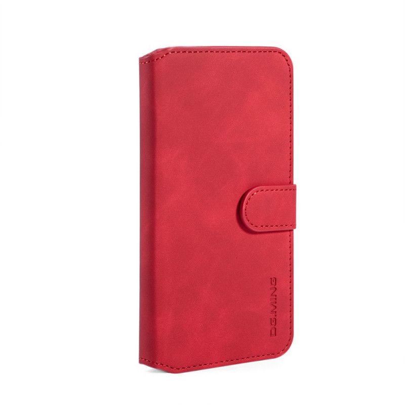 Flip Case Honor 20 Harmaa Musta Retro Dg. Vaimennus